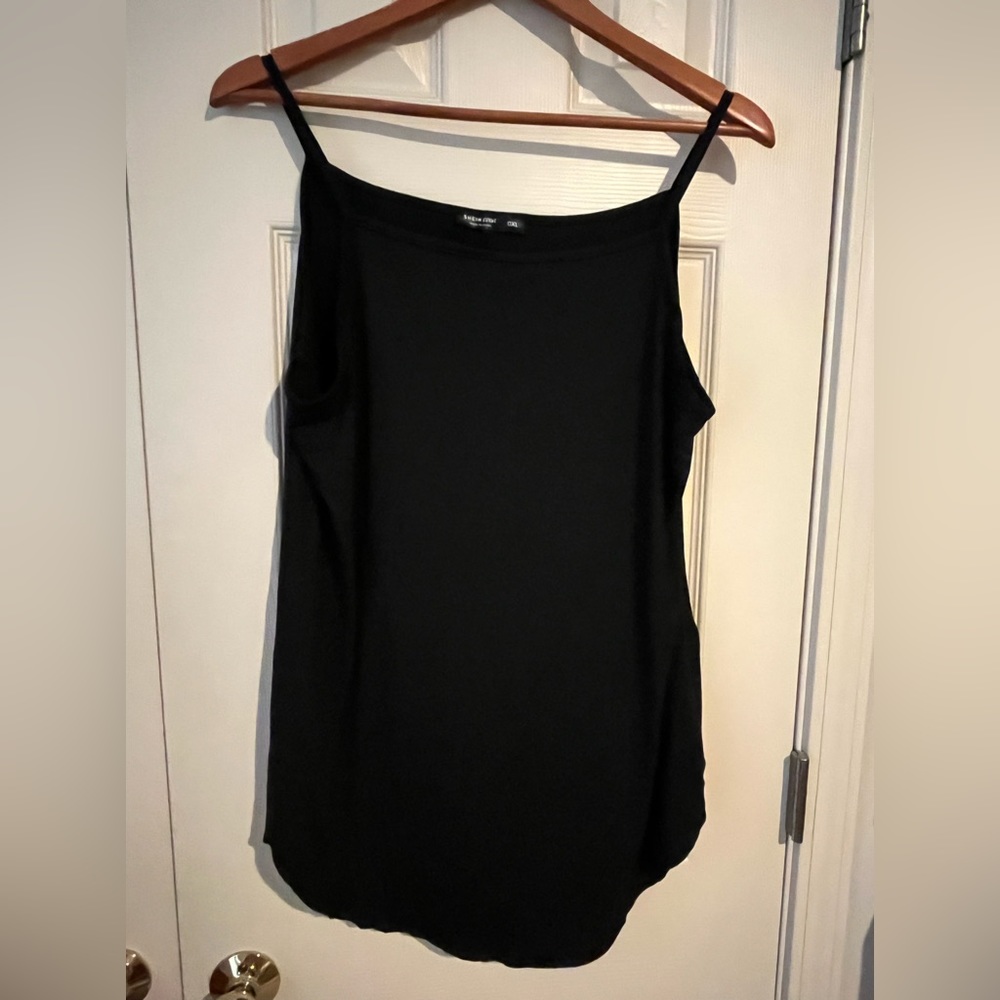 Black spaghetti strap summer top
